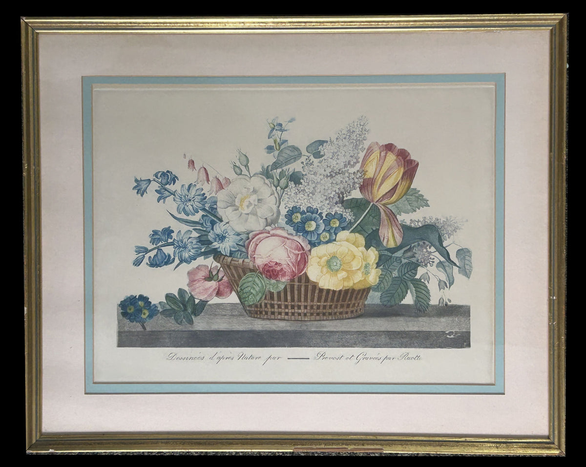260916-2 Pair Prevost Botanical Prints