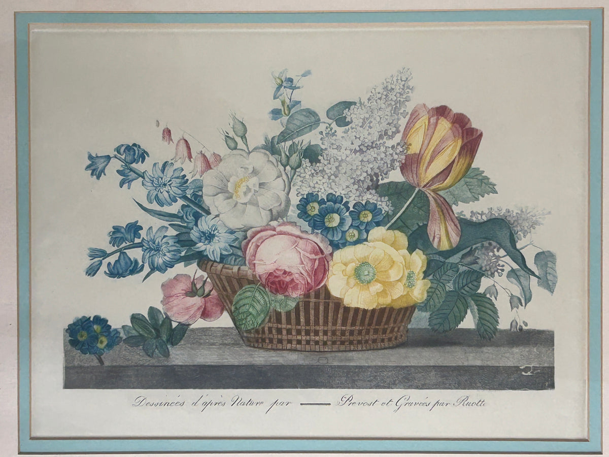 260916-2 Pair Prevost Botanical Prints
