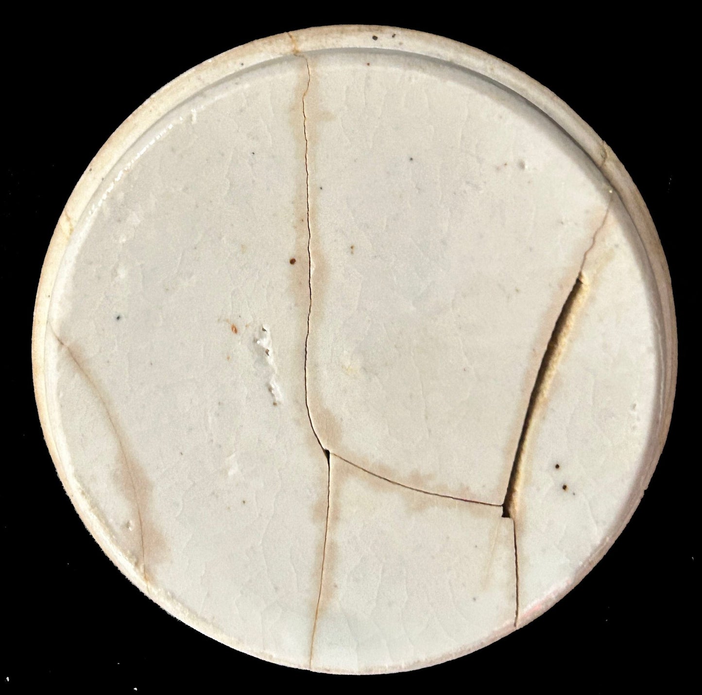 250806-12 Antique Katani Style Meiji Ginger Jar On Stand