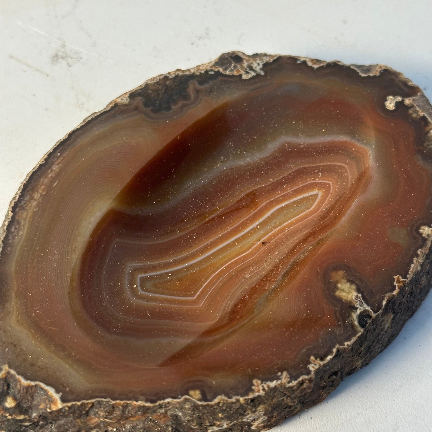 260109-5 Polished Geode Ashtray