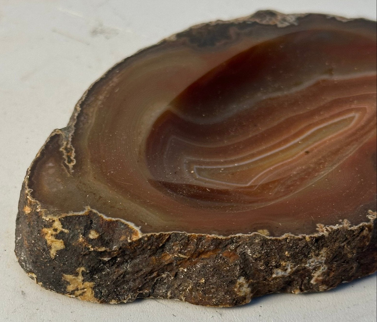 260109-5 Polished Geode Ashtray