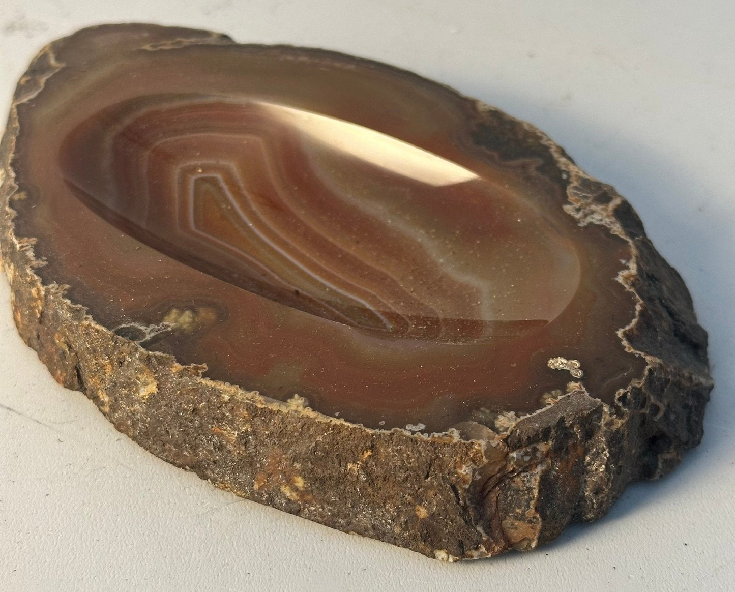 260109-5 Polished Geode Ashtray