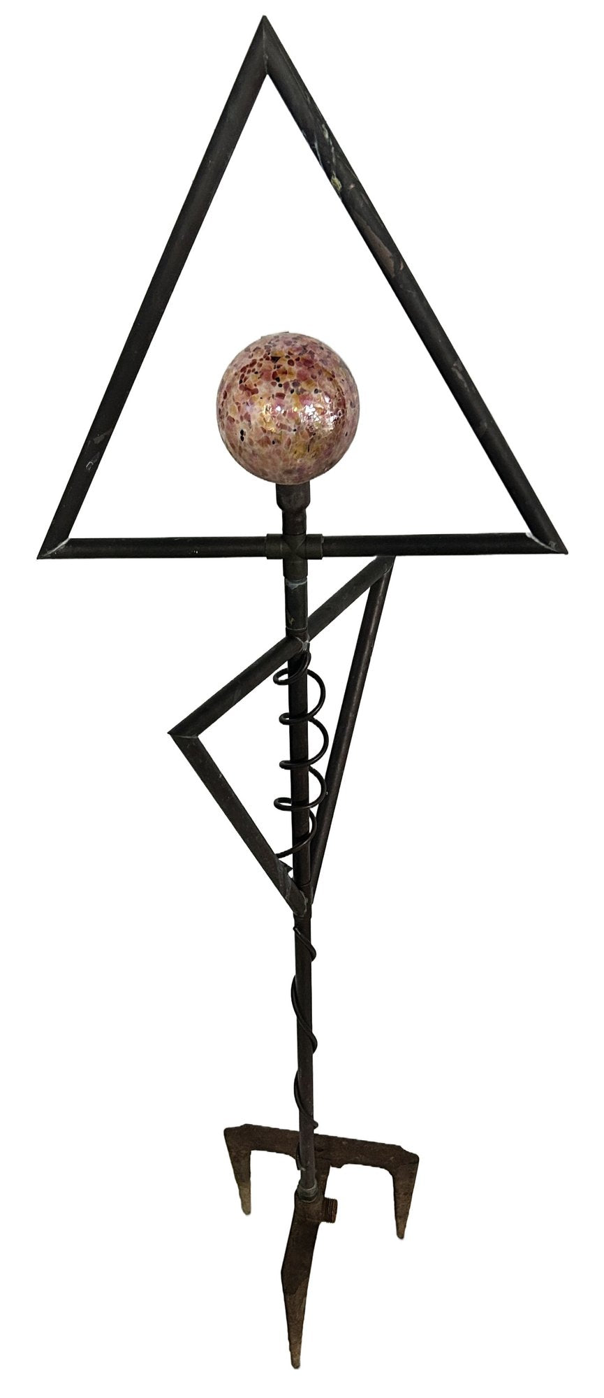 250806-17 Vintage Brass Rotating Water Sprinkler