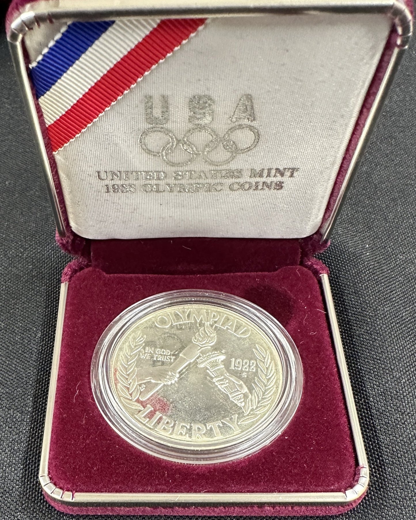 260408-5 1988-S Olympics Proof, 90% With COA