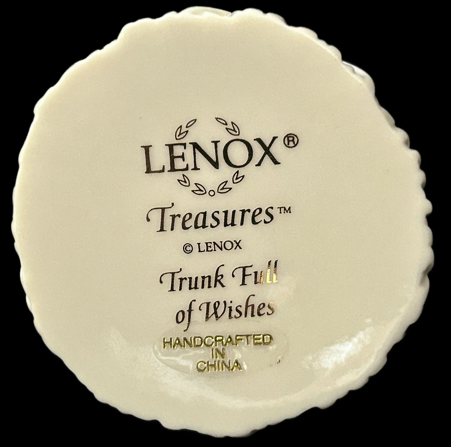 250806-19 Lenox Treasures Elephant Trinket Box