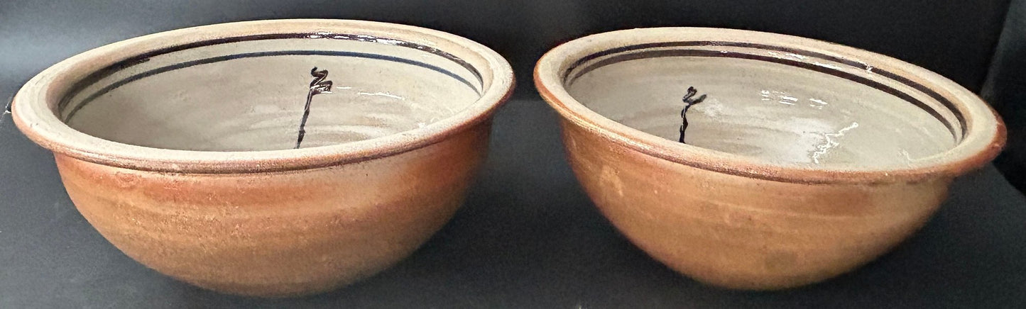 250806-20 Cornwall Bridge Pottery Stoneware Dragonfly Bowl