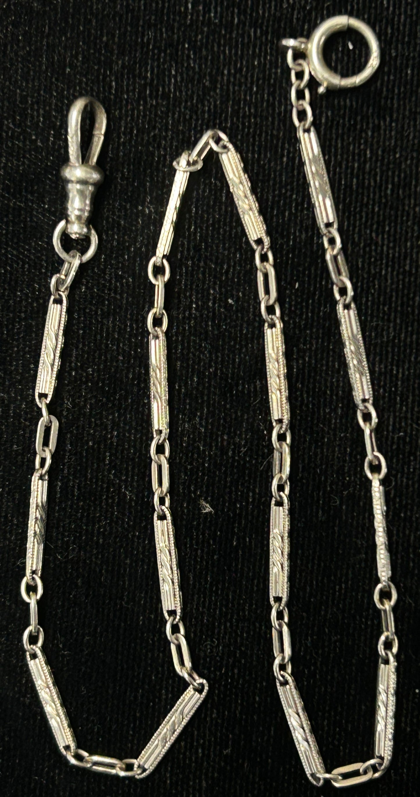 260225-5 14K Gold Antique Pocket Watch Chain