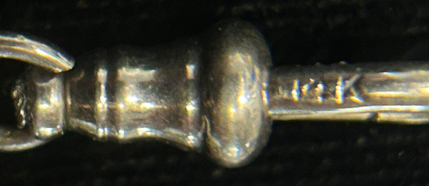 260225-5 14K Gold Antique Pocket Watch Chain