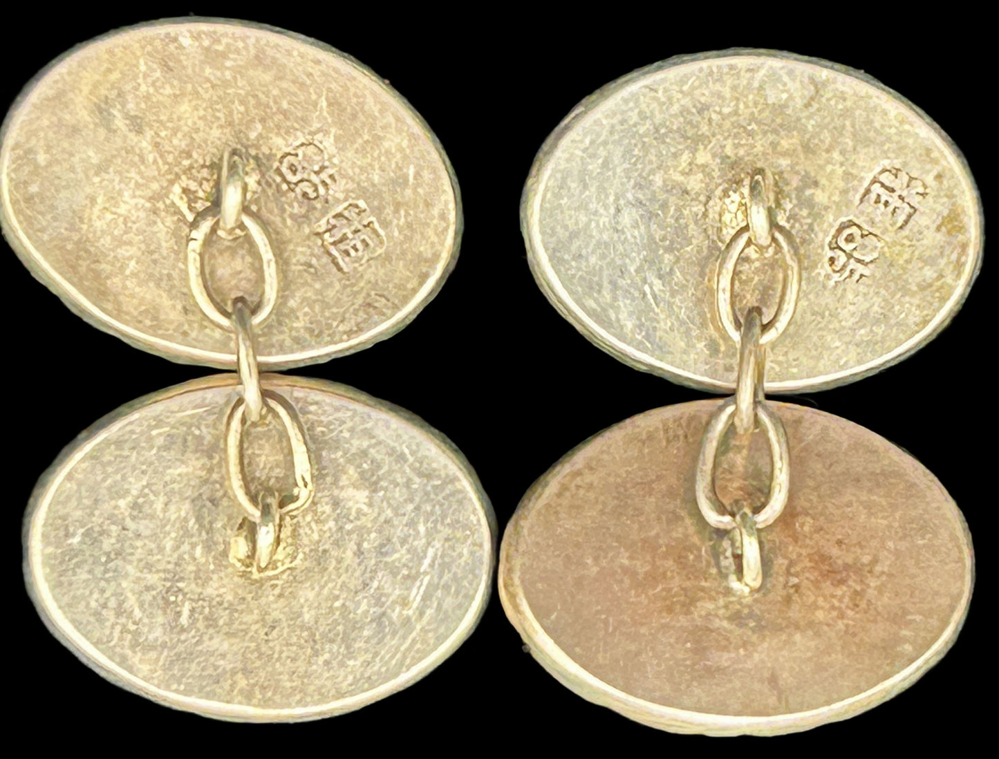 260225-7 Sterling Silver .925 Chinese Men's Cufflinks