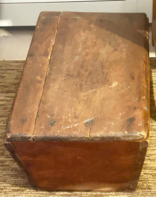 251210-8 Antique Primitive Dough Trough