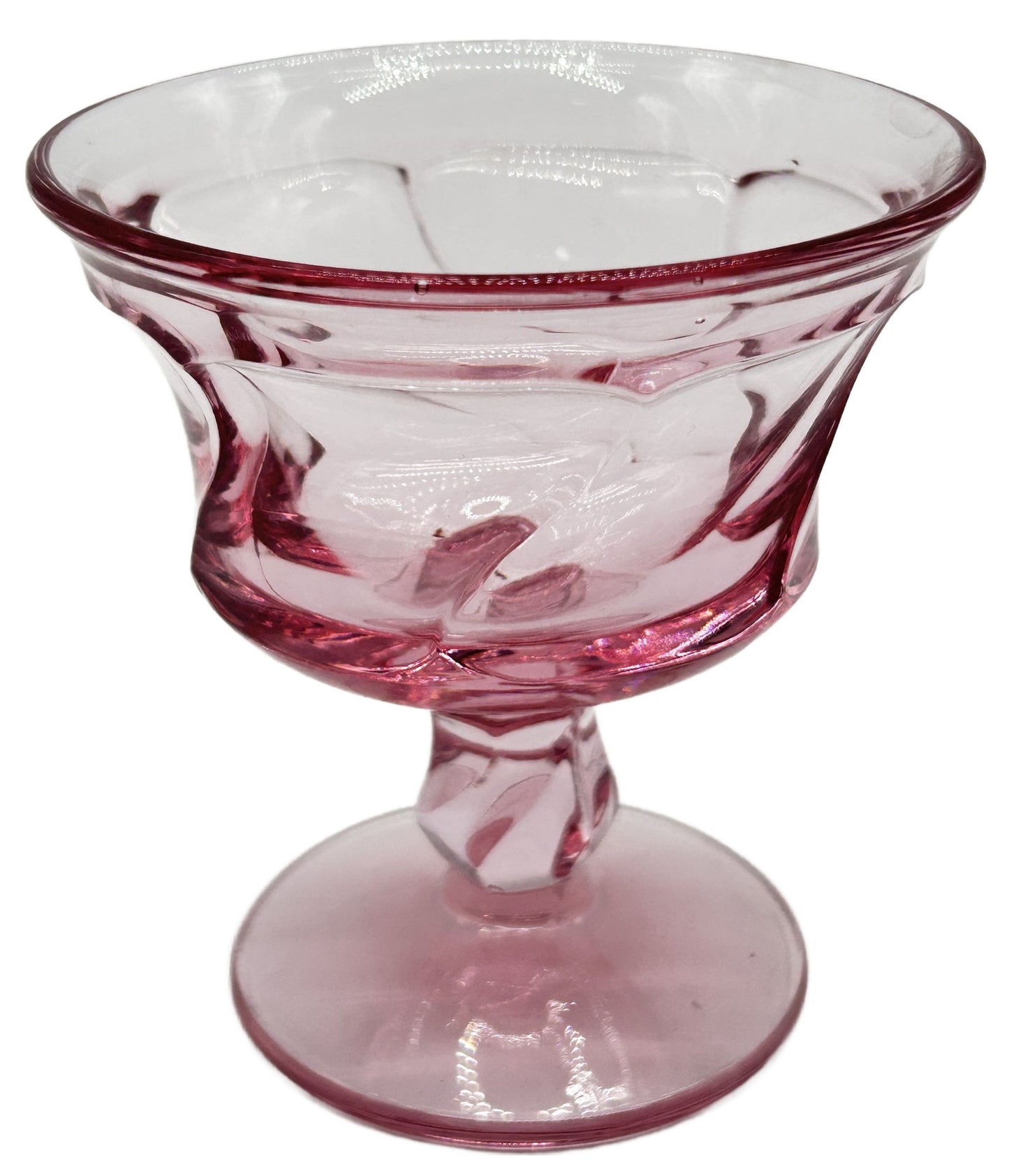 250806-25 Set of 12 Pink Fostoria "Jamestown" Footed Sherbets, 4"H