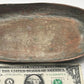 250806-40 Heavy Oval Hammered Copper Casserole, 5.25" x 10.5"L