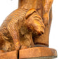 *IMPORTANT* Rare 1930 Wooden Sculpture "Man's Best Friend" By Enrico Glicenstein