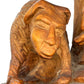 *IMPORTANT* Rare 1930 Wooden Sculpture "Man's Best Friend" By Enrico Glicenstein