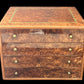 250305-1 Dunhill 4-Drawer Elm Burl Wood Humidor