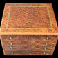 250305-1 Dunhill 4-Drawer Elm Burl Wood Humidor