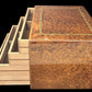 250305-1 Dunhill 4-Drawer Elm Burl Wood Humidor