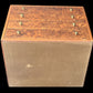 250305-1 Dunhill 4-Drawer Elm Burl Wood Humidor