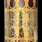 250305-3 MCM Culver Cranberry Scroll Martini Pitcher