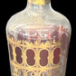 250305-4 MCM Culver Cranberry Scroll Decanter with Stopper