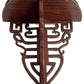 Vintage Carved Chinese Rosewood Wall Sconce Shelf