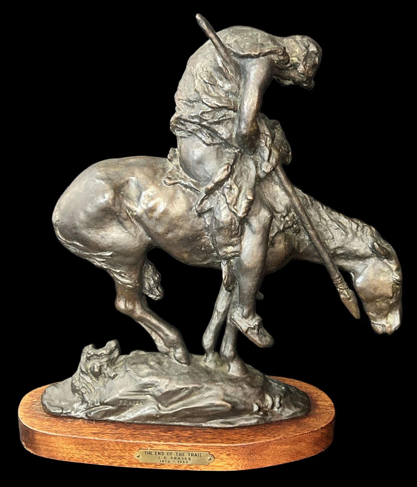 250305-8 Bronze End of the Trail by James E. Fraser