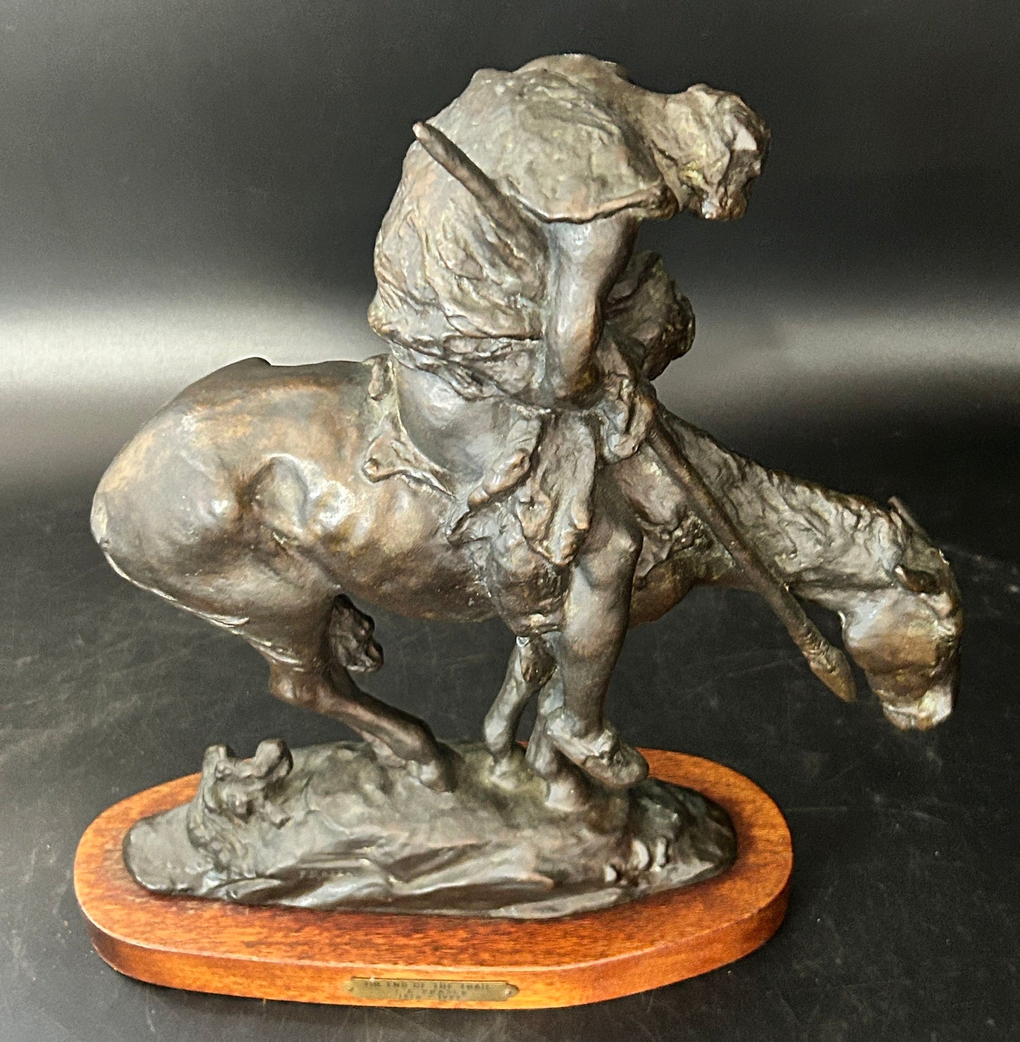 250305-8 Bronze End of the Trail by James E. Fraser