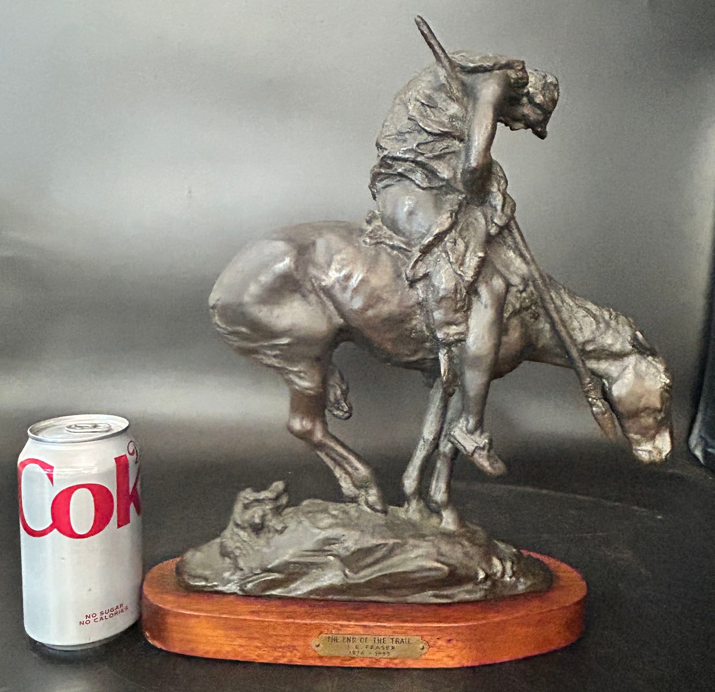 250305-8 Bronze End of the Trail by James E. Fraser