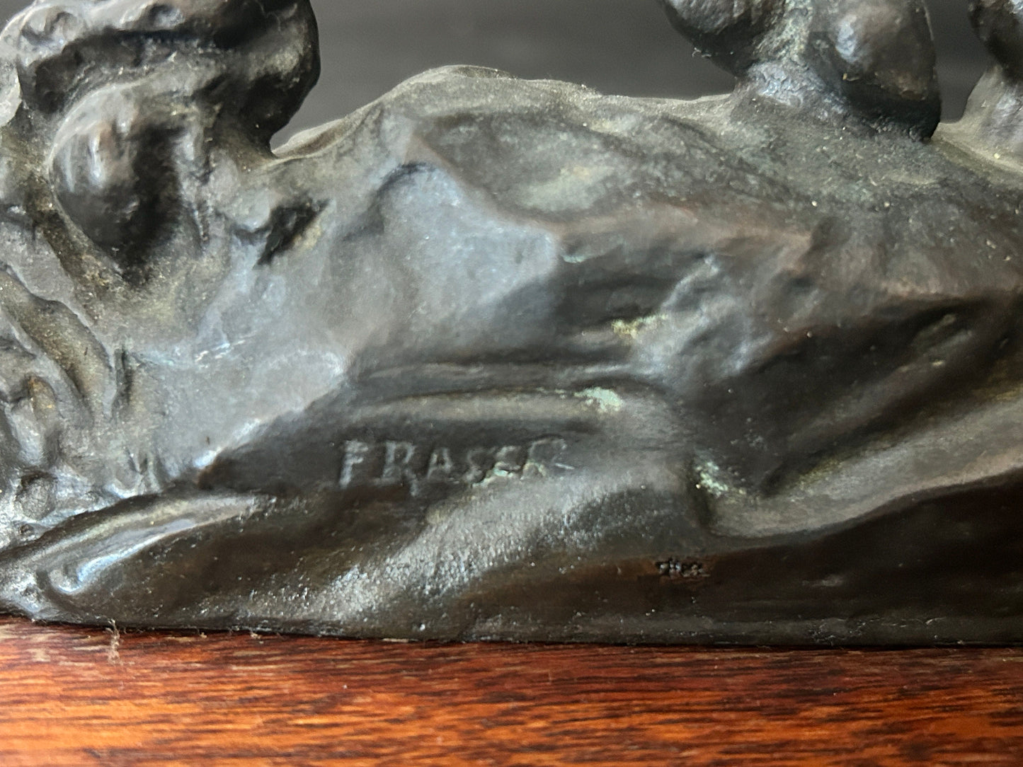 250305-8 Bronze End of the Trail by James E. Fraser