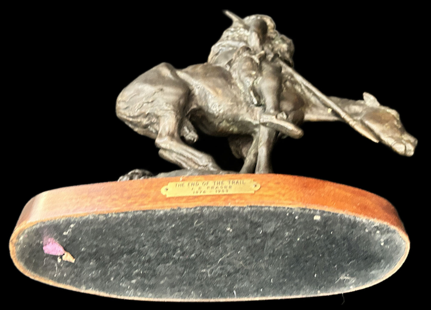 250305-8 Bronze End of the Trail by James E. Fraser