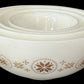 250305-10 Pyrex Cinderella 4-Pcs Nesting Cinderella Pattern