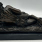 250305-11 Bronze Native American Warrior by Duchoiselle