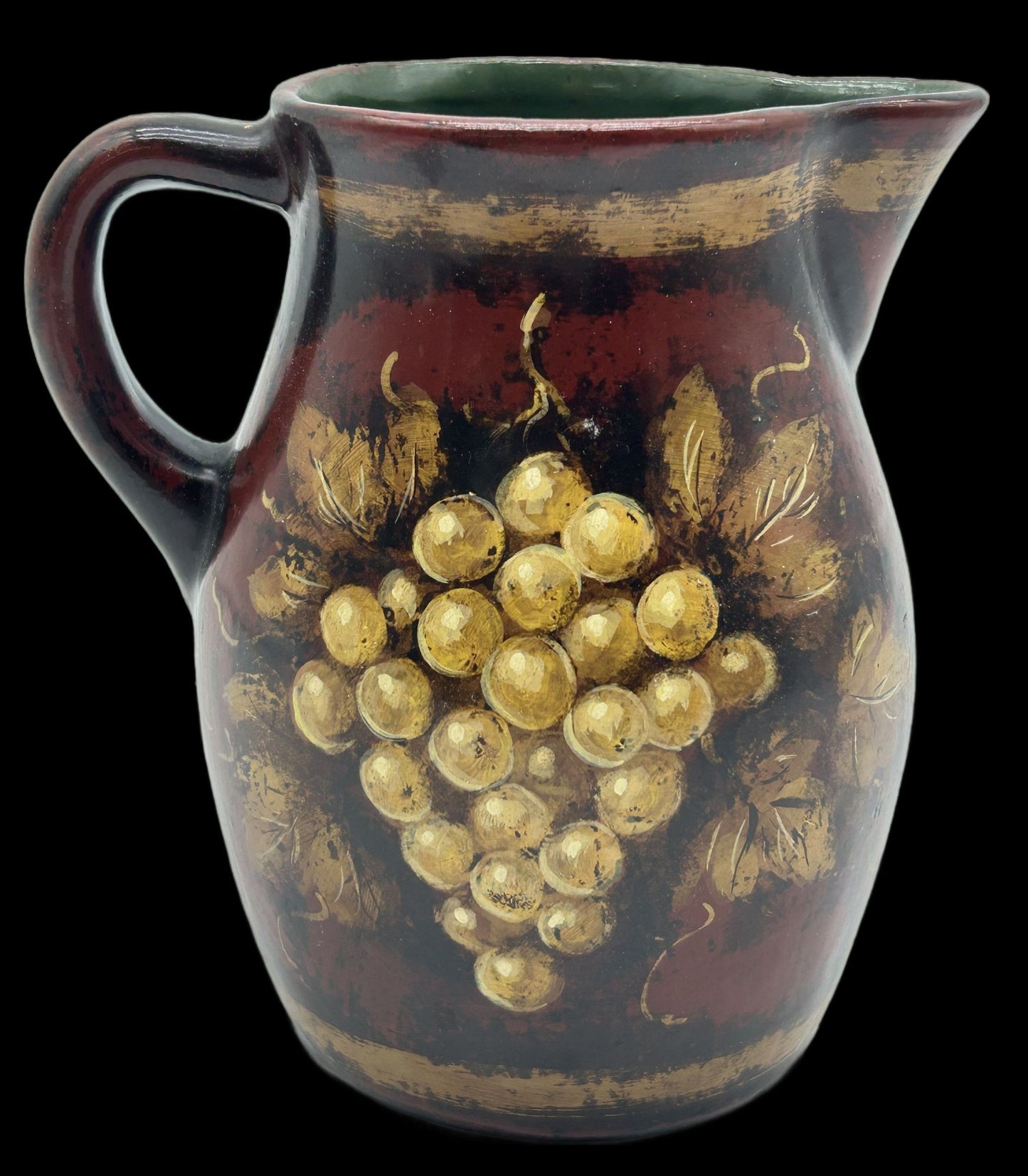 251210-2 RARE RRP Peter Ompir Folk Art Jug