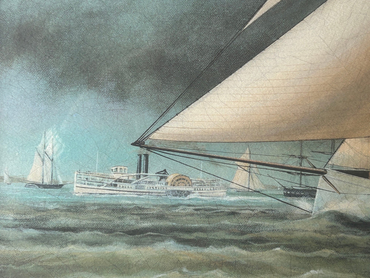 260318-1 Print Two Racing Yachts