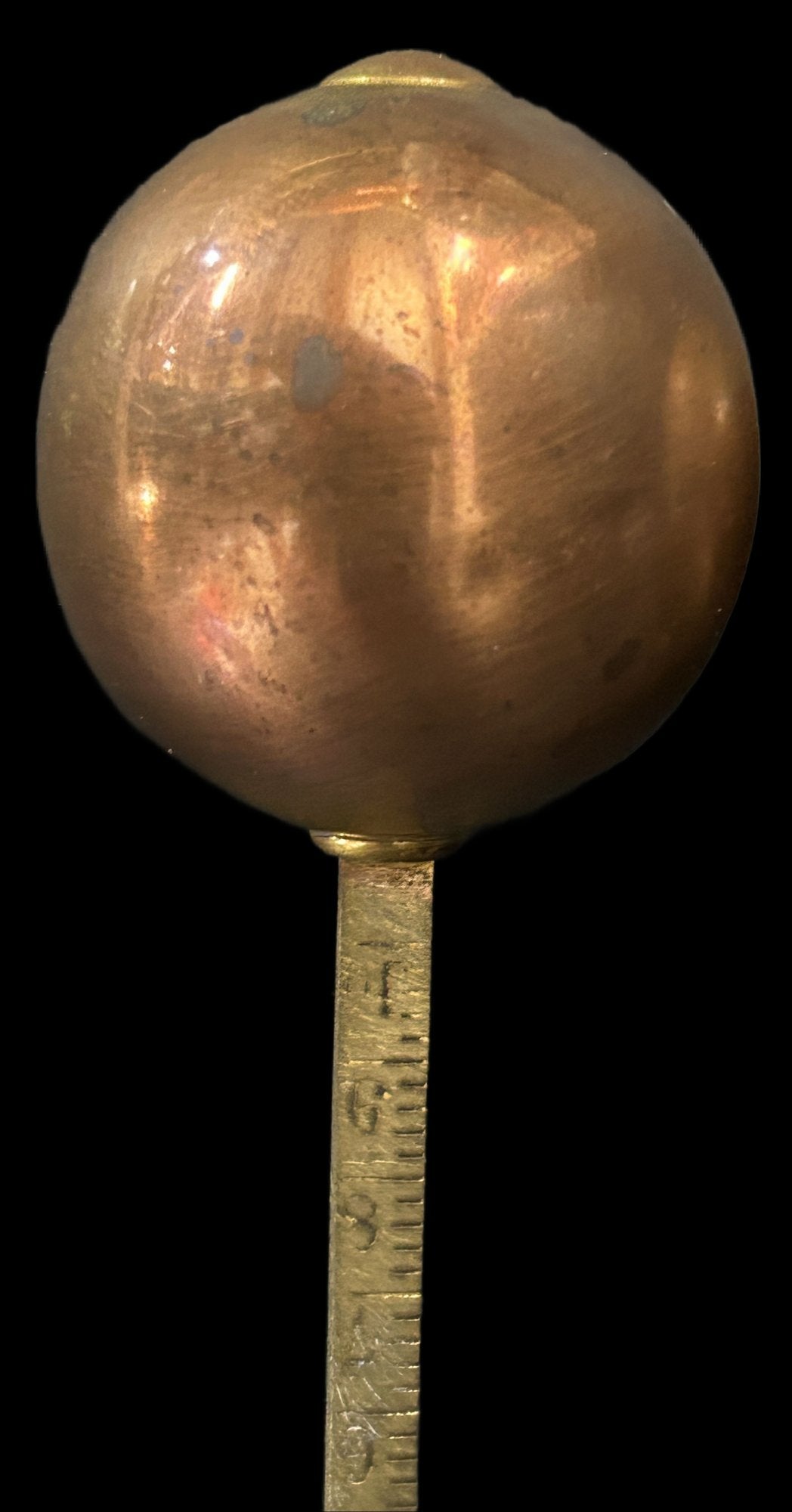 260708-1 Pair Antique Copper Sykes Hydrometer