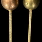260708-1 Pair Antique Copper Sykes Hydrometer