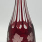 251210-5 Bohemian Ruby-Cut-To-Clear Decanter