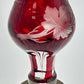 251210-5 Bohemian Ruby-Cut-To-Clear Decanter