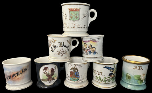 250917-2B Antique Shaving Mug