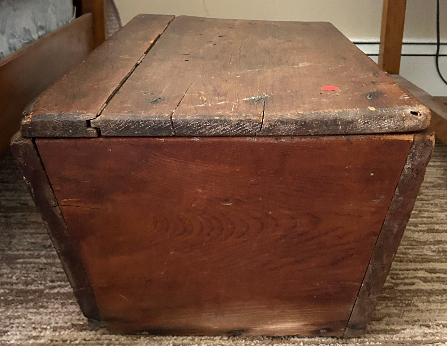 251210-8 Antique Primitive Dough Trough