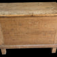 251210-10 Antique Primitive Blanket Chest On Square Leg