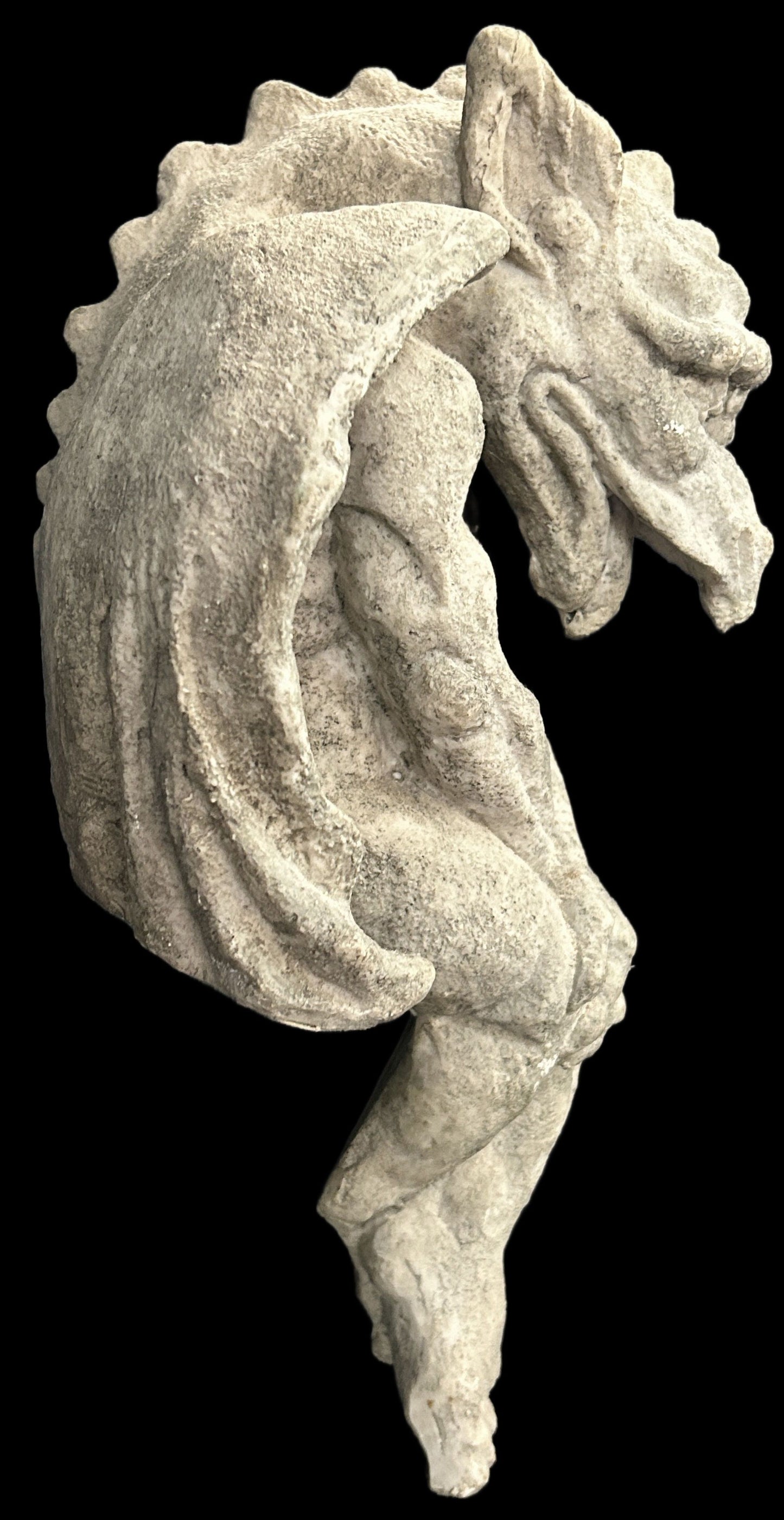 250611-13A Cast Seated Wall or Shelf Gargoyle