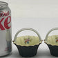 251210-16 Pair Noritake Open Salt Baskets