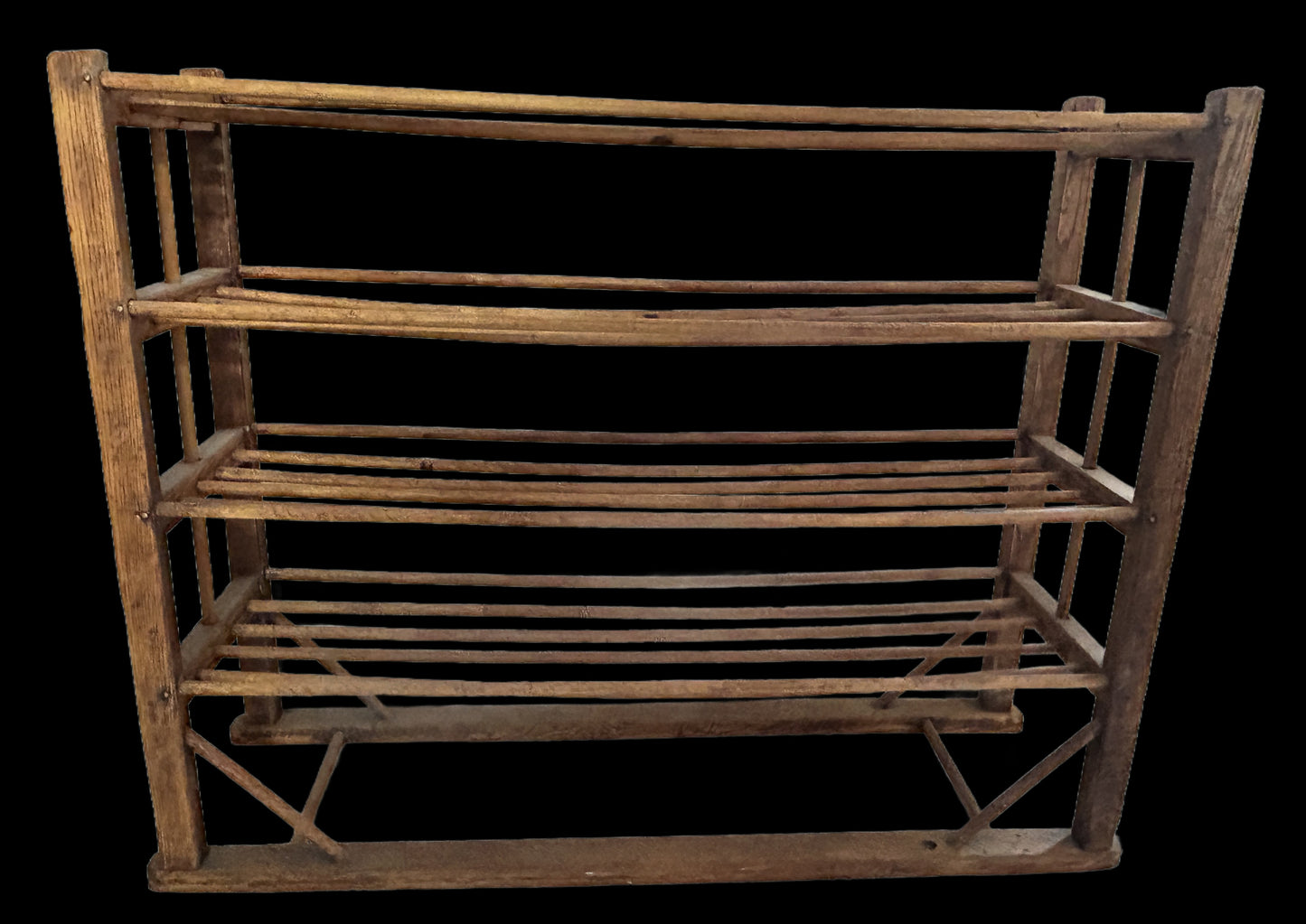 250611-14 Oak Shoe or Pie Rack