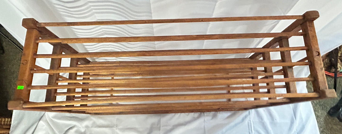 250611-14 Oak Shoe or Pie Rack