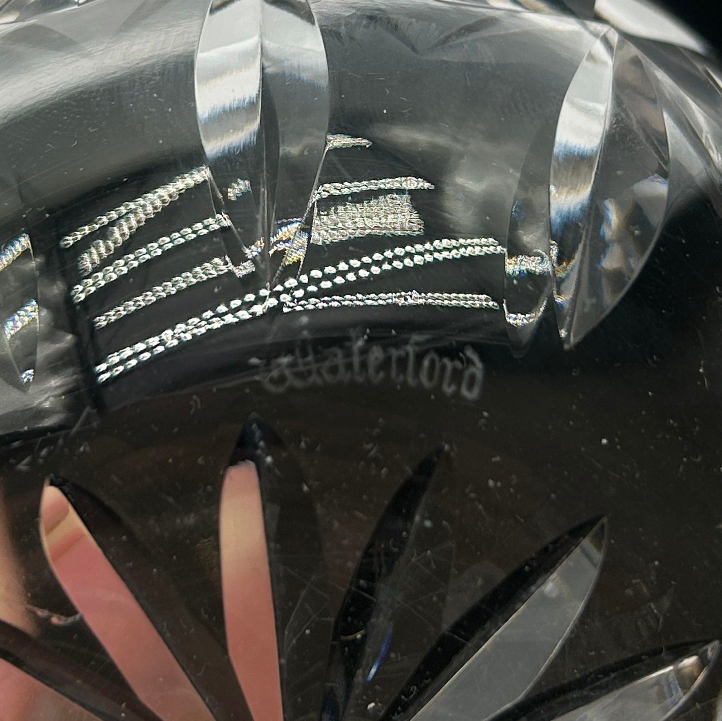 251210-20 Waterford Lead Crystal Creamer & Open Sugar