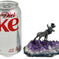 Pewter Moose on Amethyst Geode Plinth