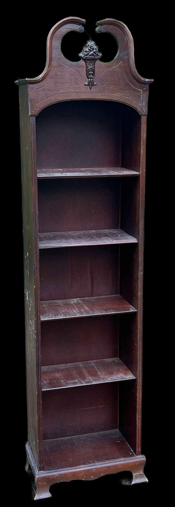 260827-3 Standing Bonnet Top Bookcase