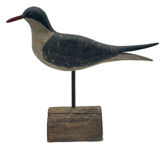 260408-8 Signed Harry Monk Carved Shore Bird