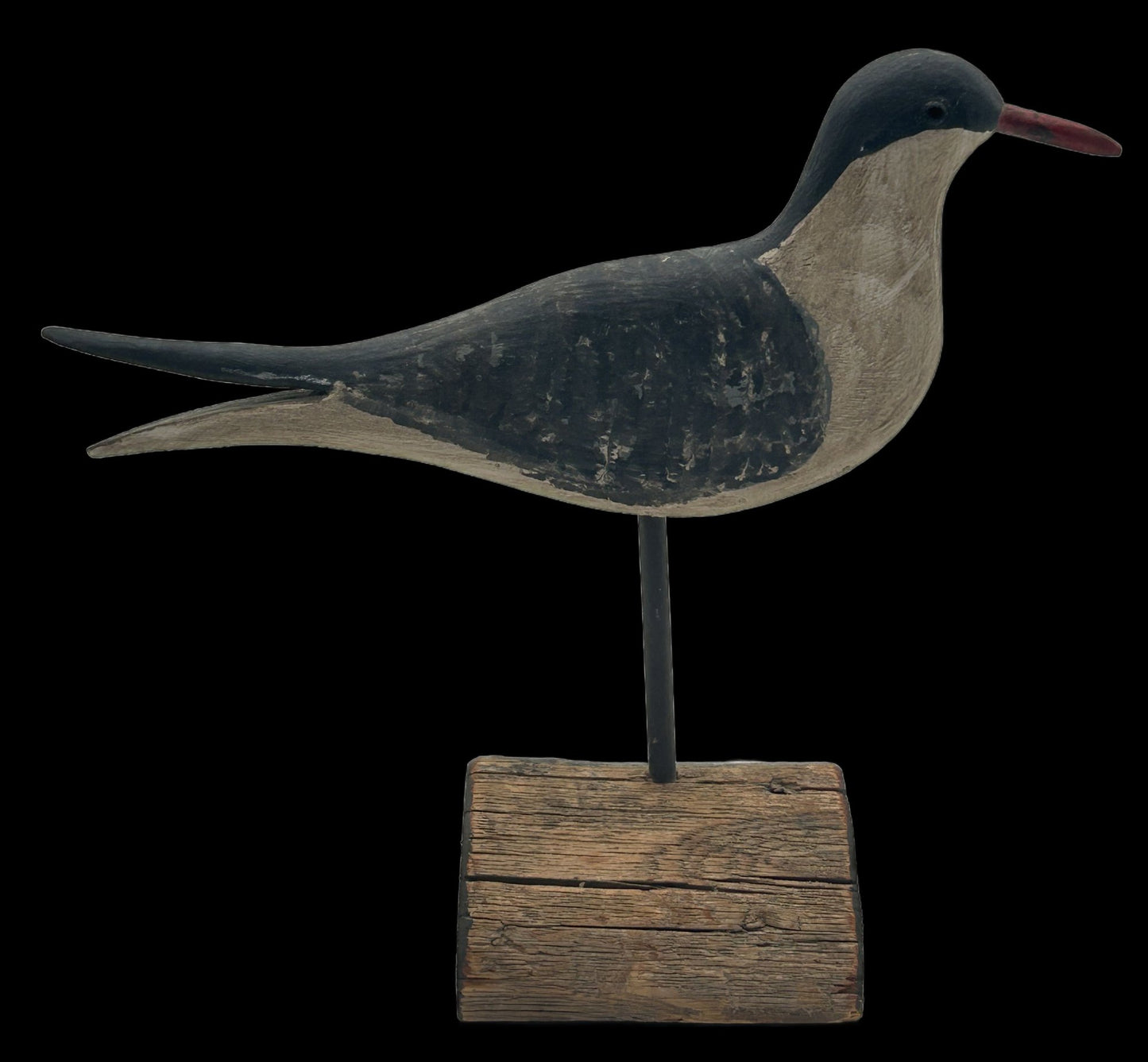 260408-8 Signed Harry Monk Carved Shore Bird